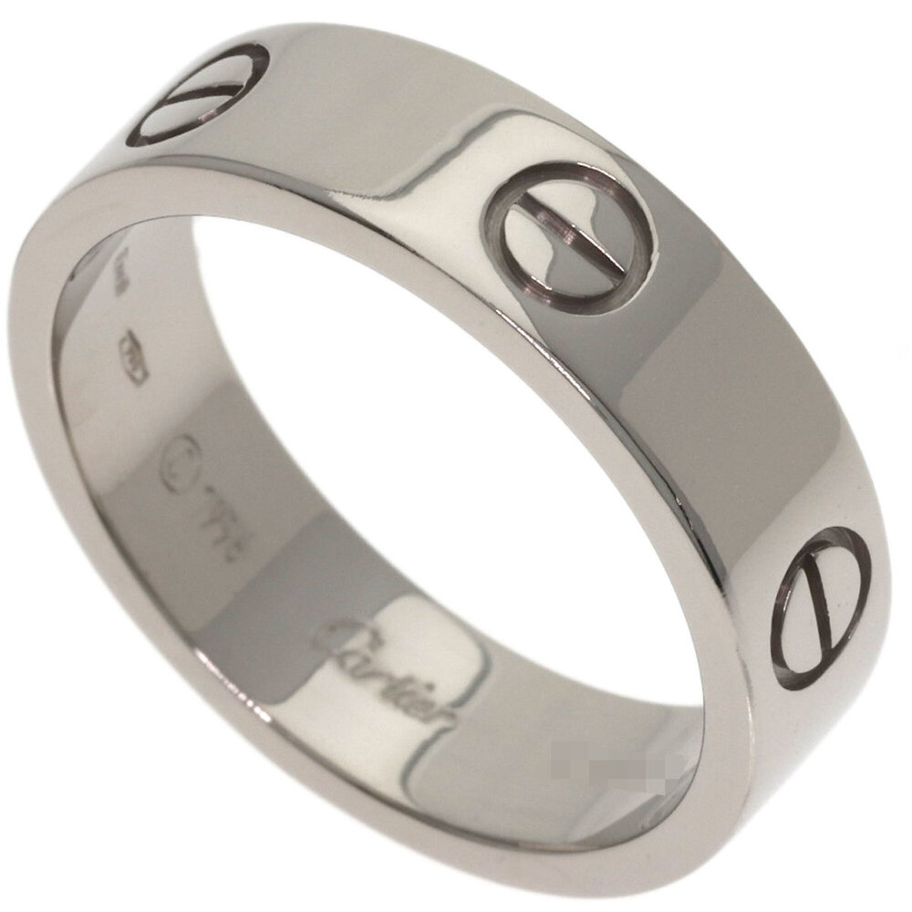 Cartier Love Ring #61, 18K White Gold, Women's Ring, CARTIER